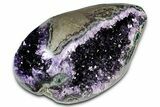 Sparkly Deep-Purple Amethyst Geode - Uruguay #345969-2